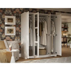 Garde-robe / Armoire 4 portes Regal 100 % bois massif par Palace Imports