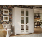 Garde-robe / Armoire 4 portes Regal 100 % bois massif par Palace Imports