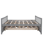 Lit de repos grand format avec lit gigogne une place et tiroirs