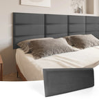 Art3d 9,84 x 23,62 Tête de lit adhésive, Lot de 12, Panneaux muraux insonorisants 3D, Panneau mural rembourré