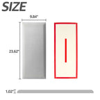 Art3d 9,84 x 23,62 Tête de lit adhésive, Lot de 12, Panneaux muraux insonorisants 3D, Panneau mural rembourré