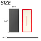 Art3d 9,84 x 23,62 Tête de lit adhésive, Lot de 12, Panneaux muraux insonorisants 3D, Panneau mural rembourré