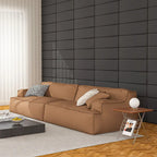 Art3d 9,84 x 23,62 Tête de lit adhésive, Lot de 12, Panneaux muraux insonorisants 3D, Panneau mural rembourré