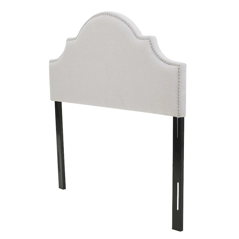 Tête de lit capitonnée de style Mid-Century pour lit Queen Size