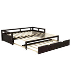 Lit gigogne extensible, Lit gigogne en bois avec tiroir-lit