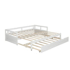 Lit gigogne extensible, Lit gigogne en bois avec tiroir-lit