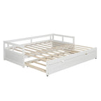 Lit gigogne extensible, Lit gigogne en bois avec tiroir-lit