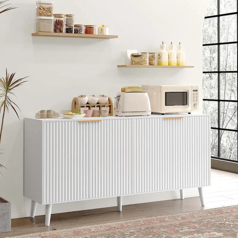 JASIWAY Buffet de cuisine avec portes ondulées Blister