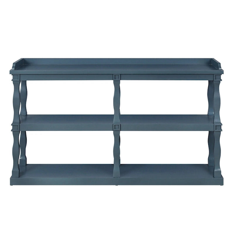 Console avec 3 niveaux de rangement ouverts - S/O