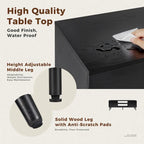 Meuble TV, Meuble TV moderne du milieu du siècle pour téléviseur de 55/60 pouces, Meuble TV de style ferme, Meuble de rangement pour salon