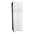 Armoire utilitaire 36 x 90 à quatre portes-gris - 36 x 90 x 23 3/8