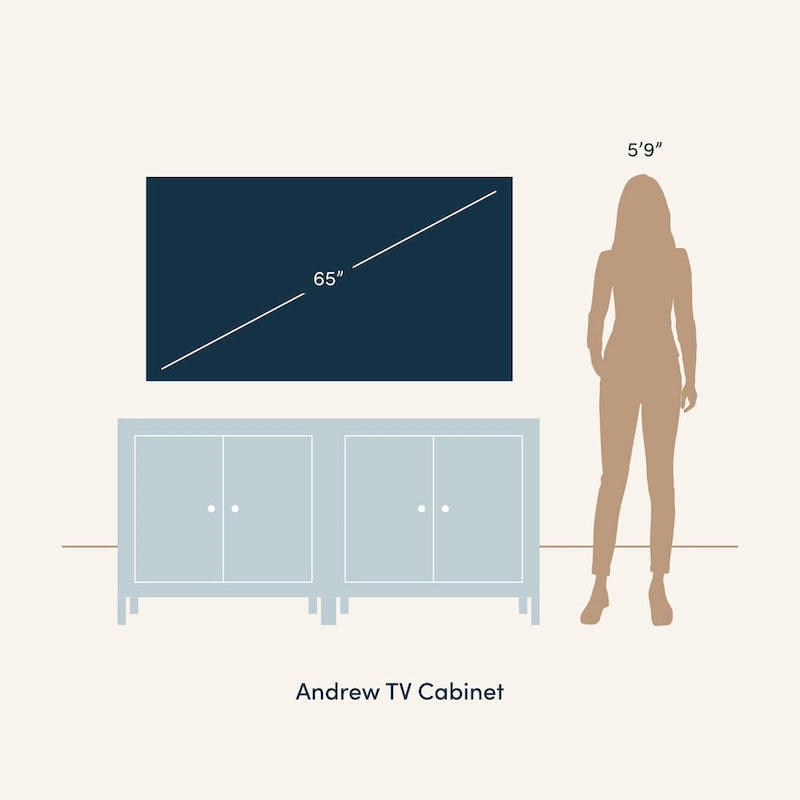 Meuble de rangement Andrew Bohemian pour entrée ou buffet de cuisine, meuble TV ou meuble d'appoint en rotin avec pieds en métal