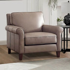 Ensemble de canapé en cuir pleine fleur Hydeline Laguna, canapé et fauteuil - Canapé, fauteuil
