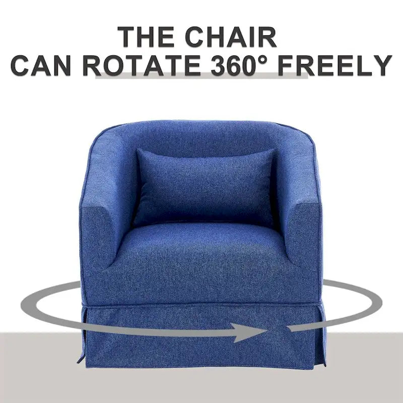 Fauteuil pivotant avec repose-pieds et piètement en métal noir