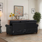 Canapé Clous de Salon Classique, Similicuir