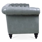 Canapé Chesterfield 3 places à accoudoirs arrondis, plusieurs coloris