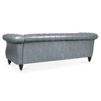 Canapé Chesterfield 3 places à accoudoirs arrondis, plusieurs coloris