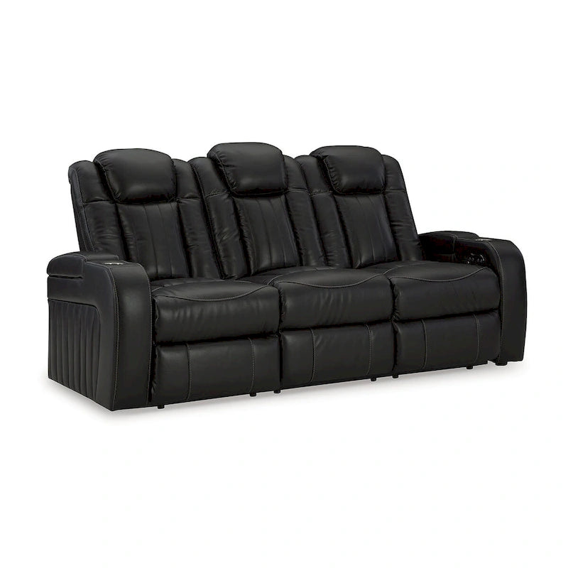 Canapé inclinable électrique Signature Design by Ashley Caveman Den Midnight - 86 L x 42 P x 42 H