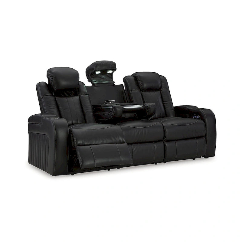 Canapé inclinable électrique Signature Design by Ashley Caveman Den Midnight - 86 L x 42 P x 42 H