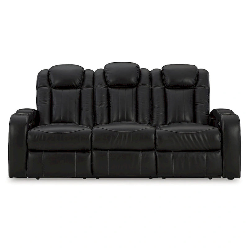 Canapé inclinable électrique Signature Design by Ashley Caveman Den Midnight - 86 L x 42 P x 42 H