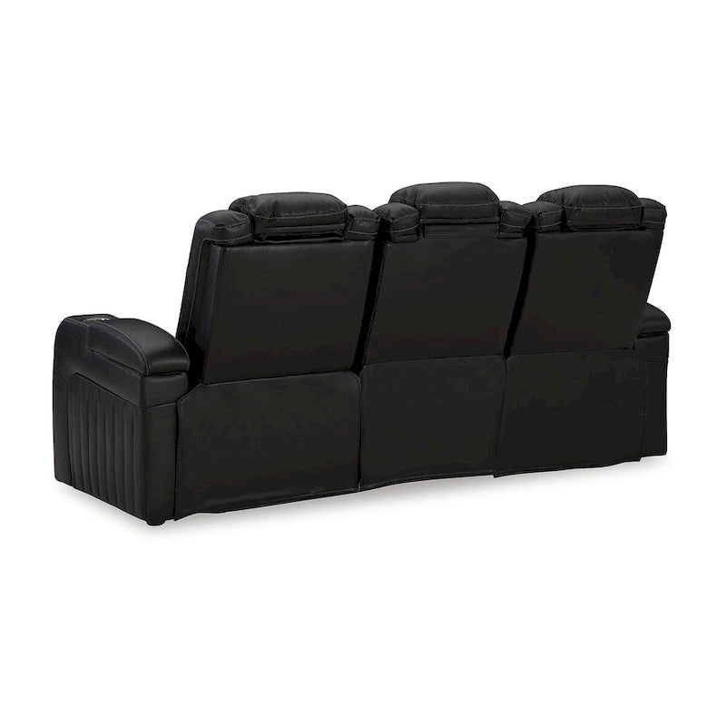 Canapé inclinable électrique Signature Design by Ashley Caveman Den Midnight - 86 L x 42 P x 42 H