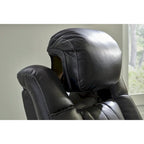 Canapé inclinable électrique Signature Design by Ashley Caveman Den Midnight - 86 L x 42 P x 42 H