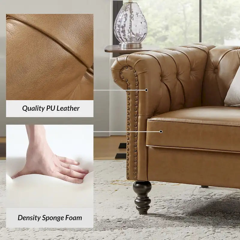 Fauteuil Faustina traditionnel avec pieds en bois massif de HULALA HOME