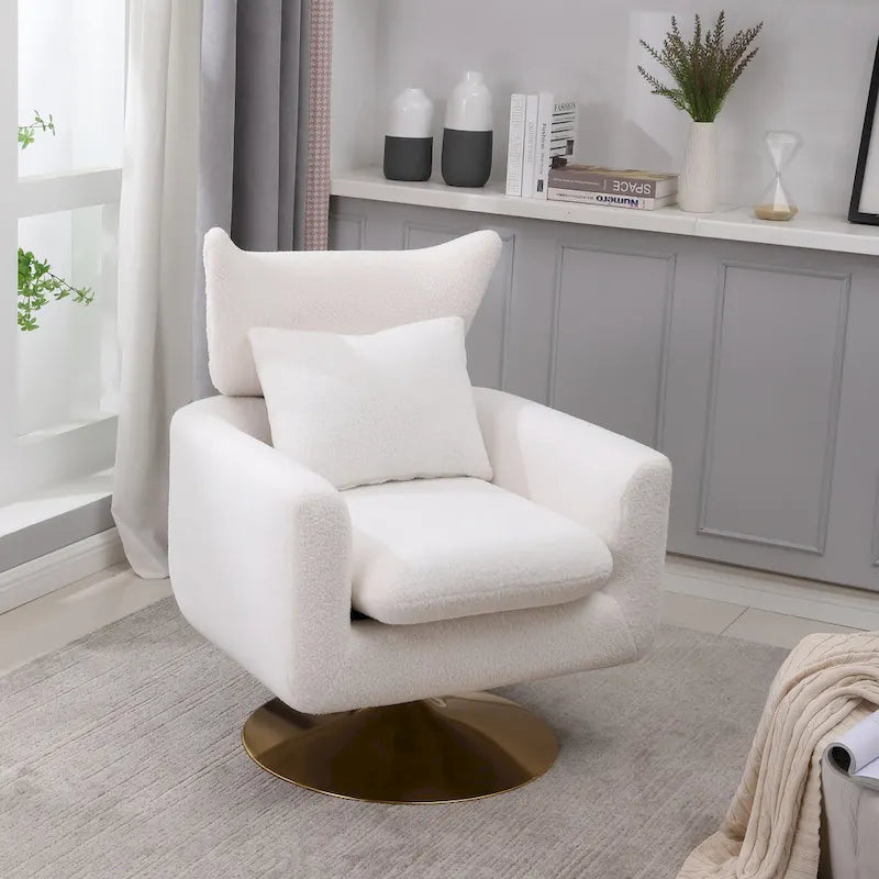 Mid-Century 360-degree Swivel Accent Chair