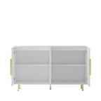 Buffet moderne avec rangements et étagères réglables