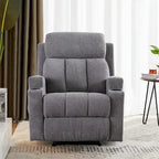 Fauteuil inclinable de massage Ebello avec chauffage, vibration et canapé manuel