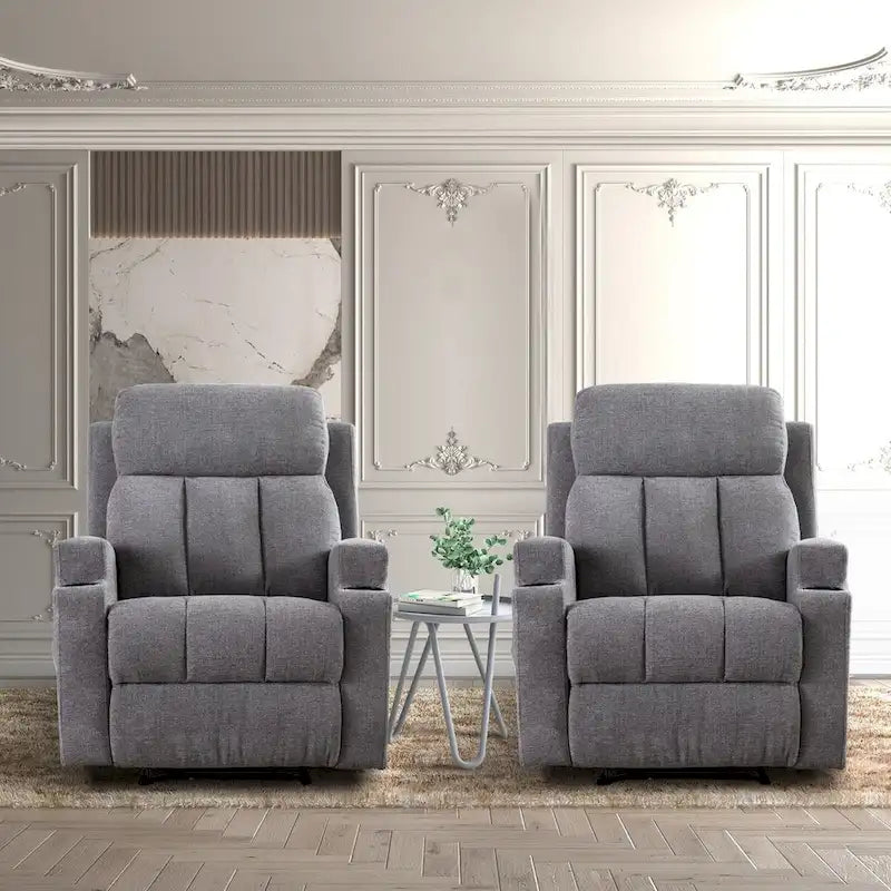 Fauteuil inclinable de massage Ebello avec chauffage, vibration et canapé manuel