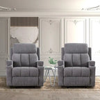 Fauteuil inclinable de massage Ebello avec chauffage, vibration et canapé manuel