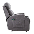 Fauteuil inclinable de massage Ebello avec chauffage, vibration et canapé manuel
