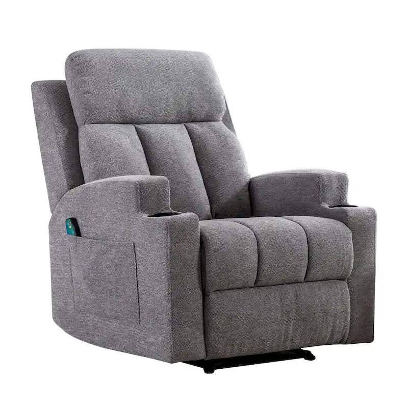 Fauteuil inclinable de massage Ebello avec chauffage, vibration et canapé manuel