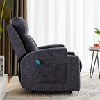 Fauteuil inclinable de massage Ebello avec chauffage, vibration et canapé manuel