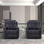 Fauteuil inclinable de massage Ebello avec chauffage, vibration et canapé manuel