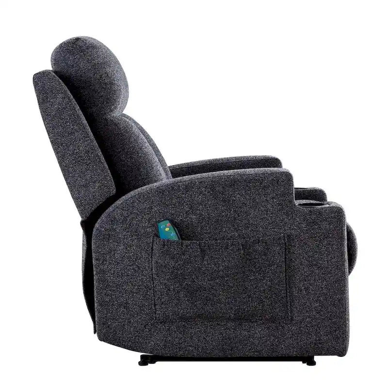 Fauteuil inclinable de massage Ebello avec chauffage, vibration et canapé manuel