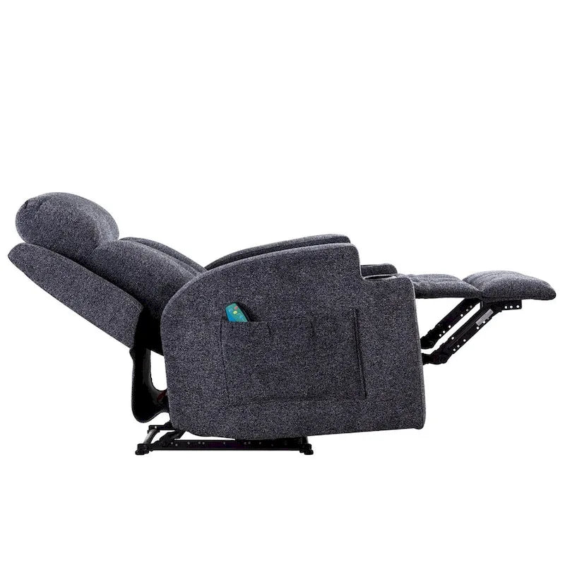 Fauteuil inclinable de massage Ebello avec chauffage, vibration et canapé manuel