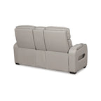 Causeuse inclinable électrique gris Boyington avec console Signature Design by Ashley - 75 larg. x 40 prof. x 44 haut.