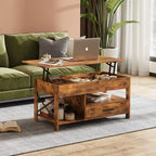 Table basse de salon avec rangement - 18.9P x 38.58L x 17.83H