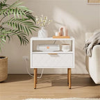 Table de chevet avec station de recharge - 11.81P x 15.75L x 22.05H