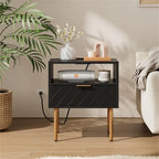 Table de chevet avec station de recharge - 11.81P x 15.75L x 22.05H