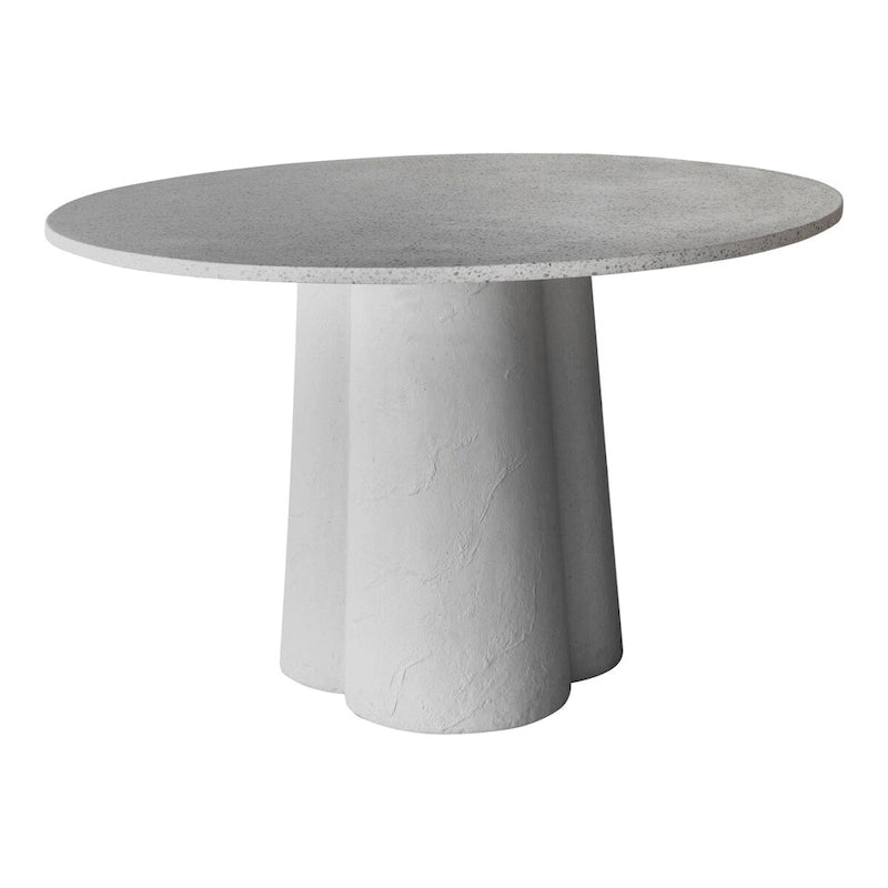 Table à manger en terrazzo et base en béton moderne Aurelle Home