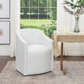 Fauteuil de salle à manger roulant KINWELL 25 en tissu de performance