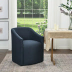 Fauteuil de salle à manger roulant KINWELL 25 en tissu de performance