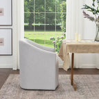 Fauteuil de salle à manger roulant KINWELL 25 en tissu de performance