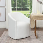 Fauteuil de salle à manger roulant KINWELL 25 en tissu de performance