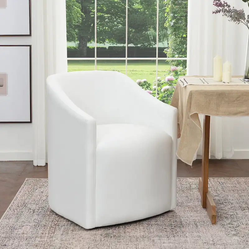 Fauteuil de salle à manger roulant KINWELL 25 en tissu de performance