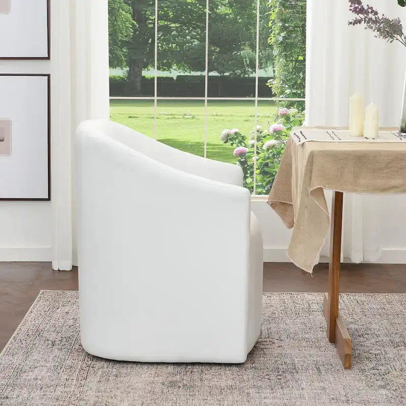 Fauteuil de salle à manger roulant KINWELL 25 en tissu de performance