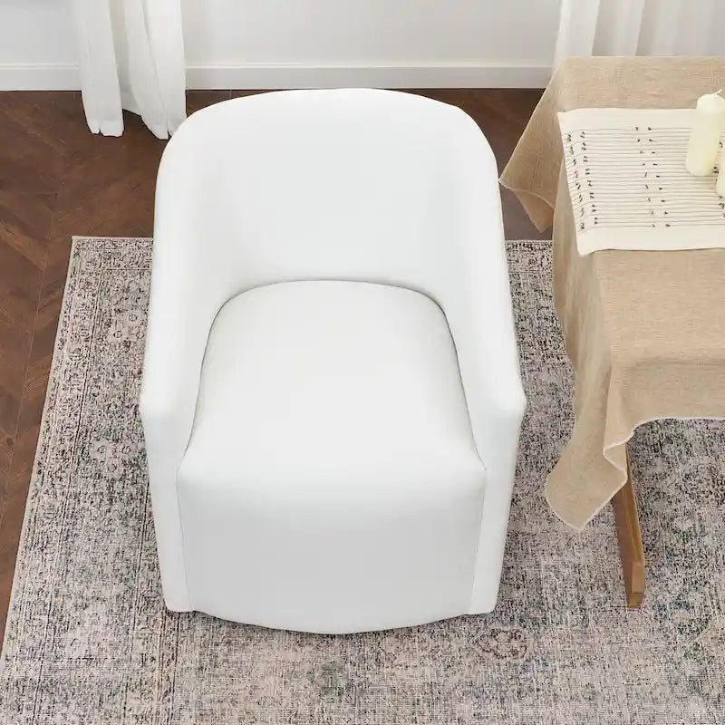 Fauteuil de salle à manger roulant KINWELL 25 en tissu de performance